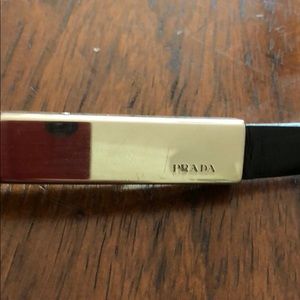 Leather Prada belt